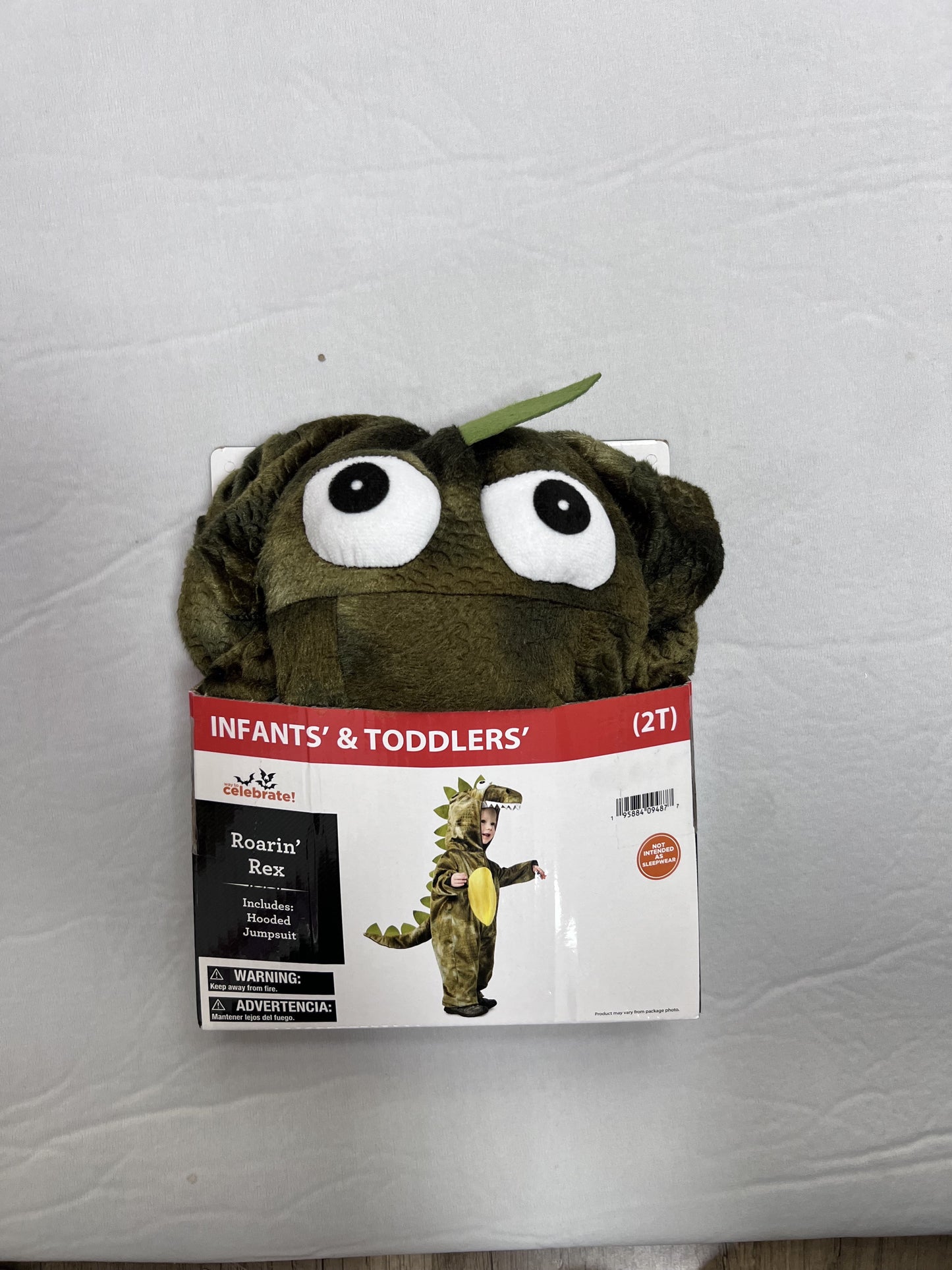 Roarin' Rex Halloween Costume for Toddler, Size 3-4T, by