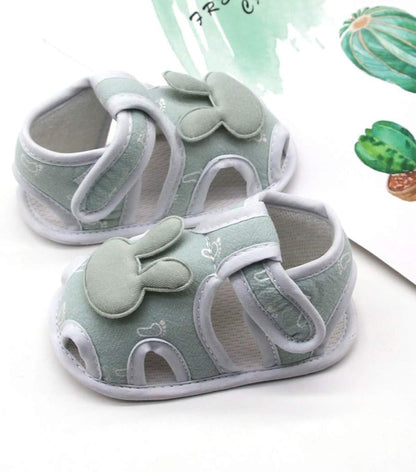 Infant Baby Girls Boys Sandals Rubber Soft Sole T-Strap Toddler First Walker Crib Lightweight Anti-Slip Prewalker